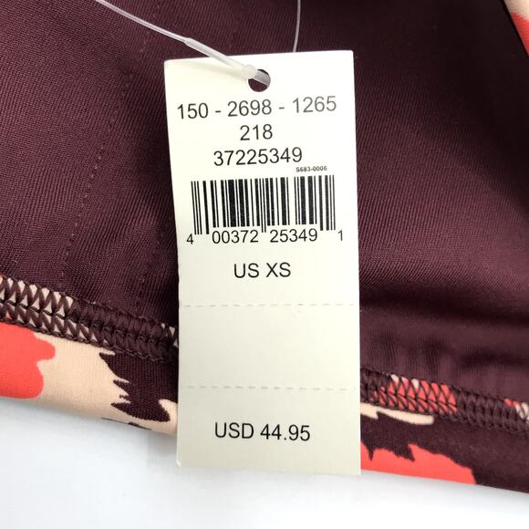 Aerie Offline Goals Plunge Sports Bra XS Leopard Animal Print Removable Pads NWT - Picture 5 of 8